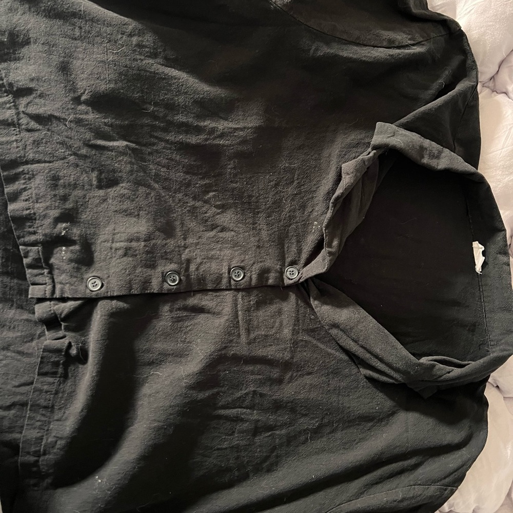 Black Button-Up Shirt